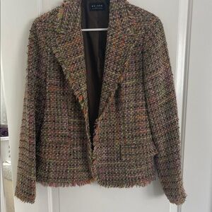 Access by Liz Claiborne Colorful Tweed Blazer